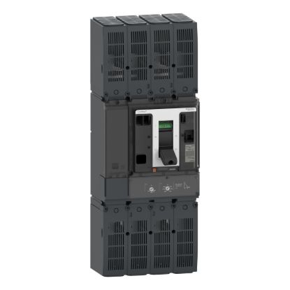 Picture of Circuit breaker, ComPacT NSX1200N DC, 50kA/600VDC, 2 poles, TM-DC trip unit 1200A, without bare cable connector