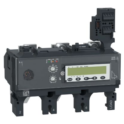 Picture of Trip unit MicroLogic 5.3E, ComPacT NSX400/630, 3 poles, electronic basic protections, energy meter, 400A rating