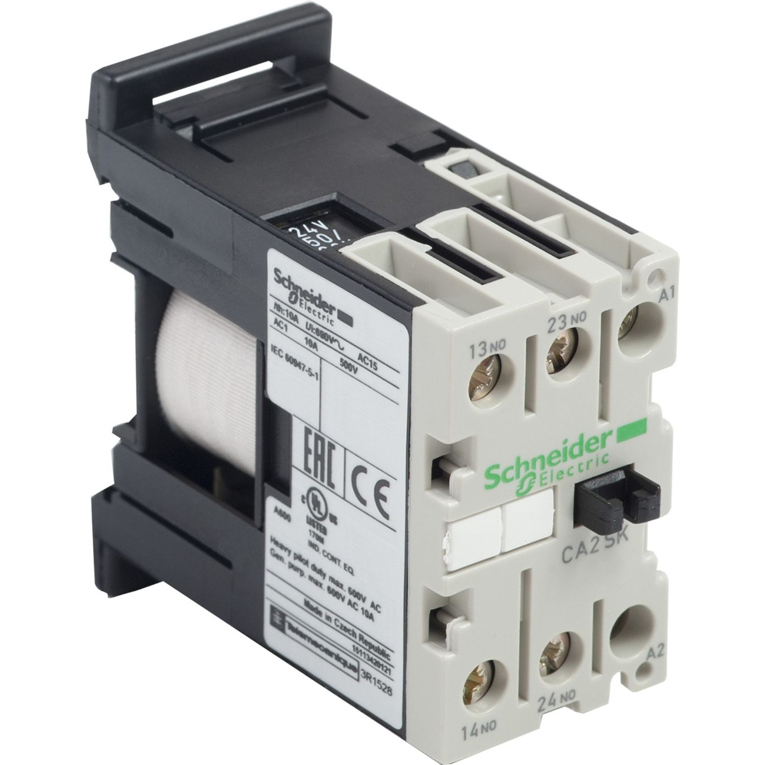 Picture of Control Relay, TeSys K, 2 NO, <= 690 V, 24 V AC coil