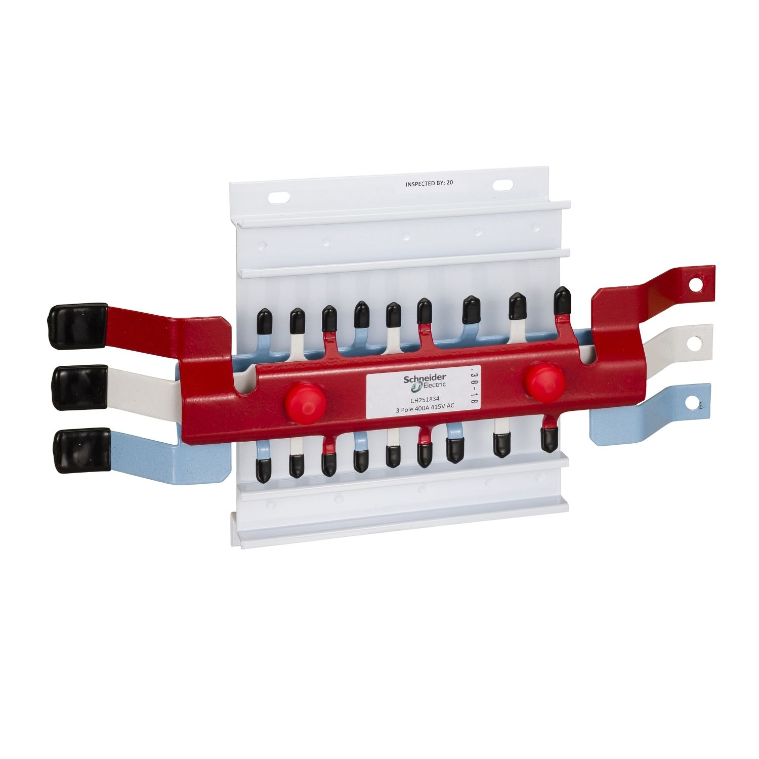 Picture of MSC Chassis 3PH, Acti9, 400A, Hybrid 18/27mm for MCB & RCBO 18 poles, Dual Feed