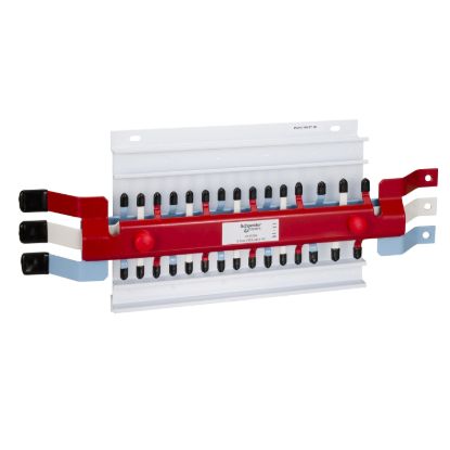 Picture of MSC Chassis 3PH, Acti9, 400A, Hybrid 18/27mm for MCB & RCBO 30 poles, Dual Feed