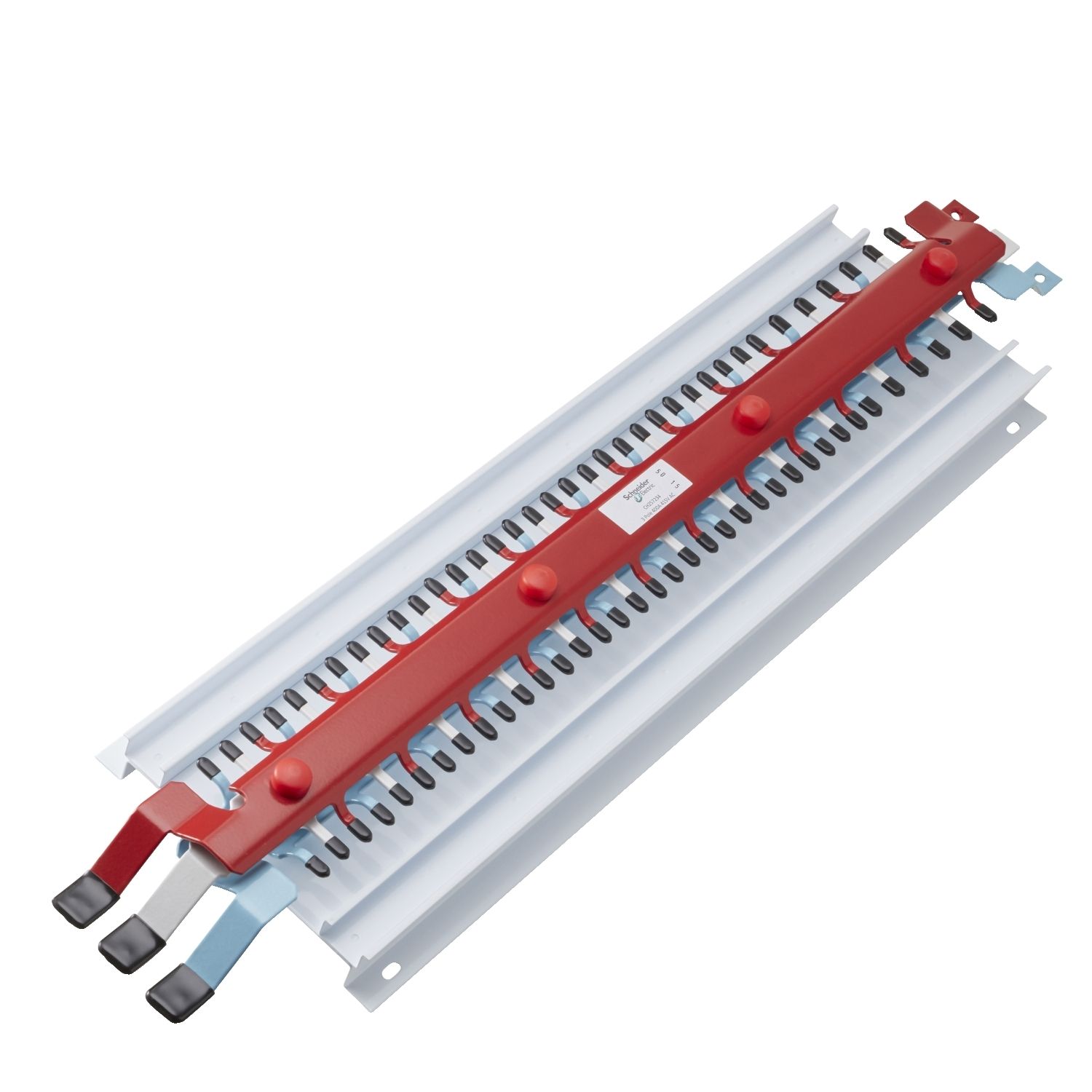 Picture of MSC Chassis 3PH, Acti9, 400A, Hybrid 18/27mm for MCB & RCBO 72 poles, Dual Feed