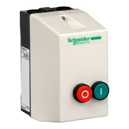 Picture of Empty enclosures for standard starters,TeSys LE,with 2 pushbuttons,for LE1D09 and LE1D12
