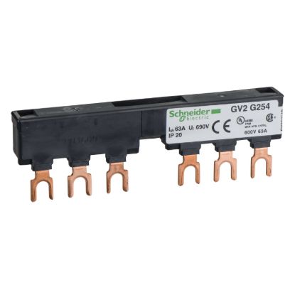 Picture of Linergy FT Comb busbar, TeSys D, 63 A, 2 tap-offs, 54 mm pitch