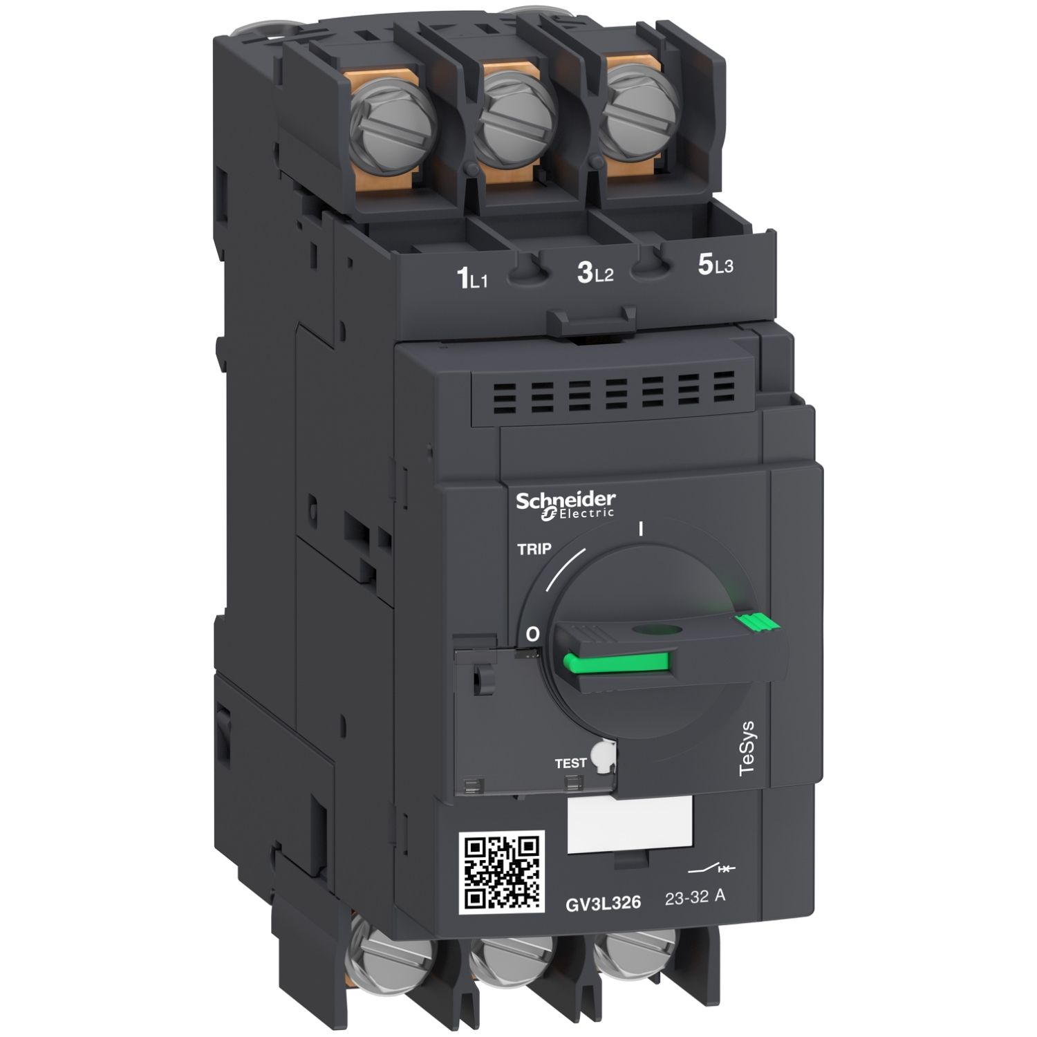 Picture of Motor circuit breaker,TeSys Deca frame 3,3P,32A,magnetic,rotary handle,lugs or bars terminals