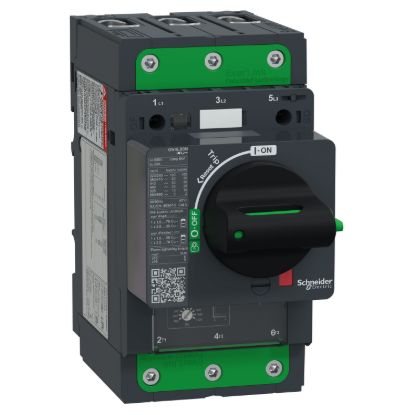 Picture of Motor circuit breaker, TeSys GV4, TeSys GV4, 3P, 80A, Icu 50kA, magnetic, EverLink terminals