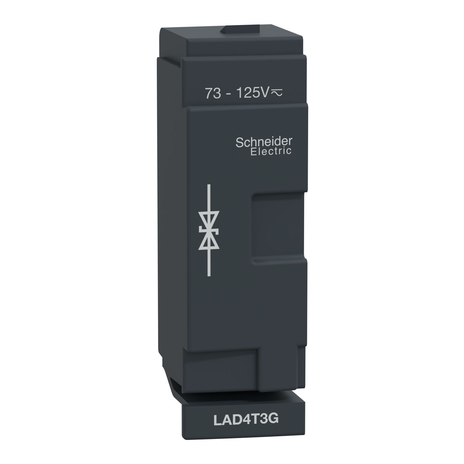 Picture of Suppressor module, TeSys Deca, bidirectional peak limiting diode, 73â€¦125V AC/DC