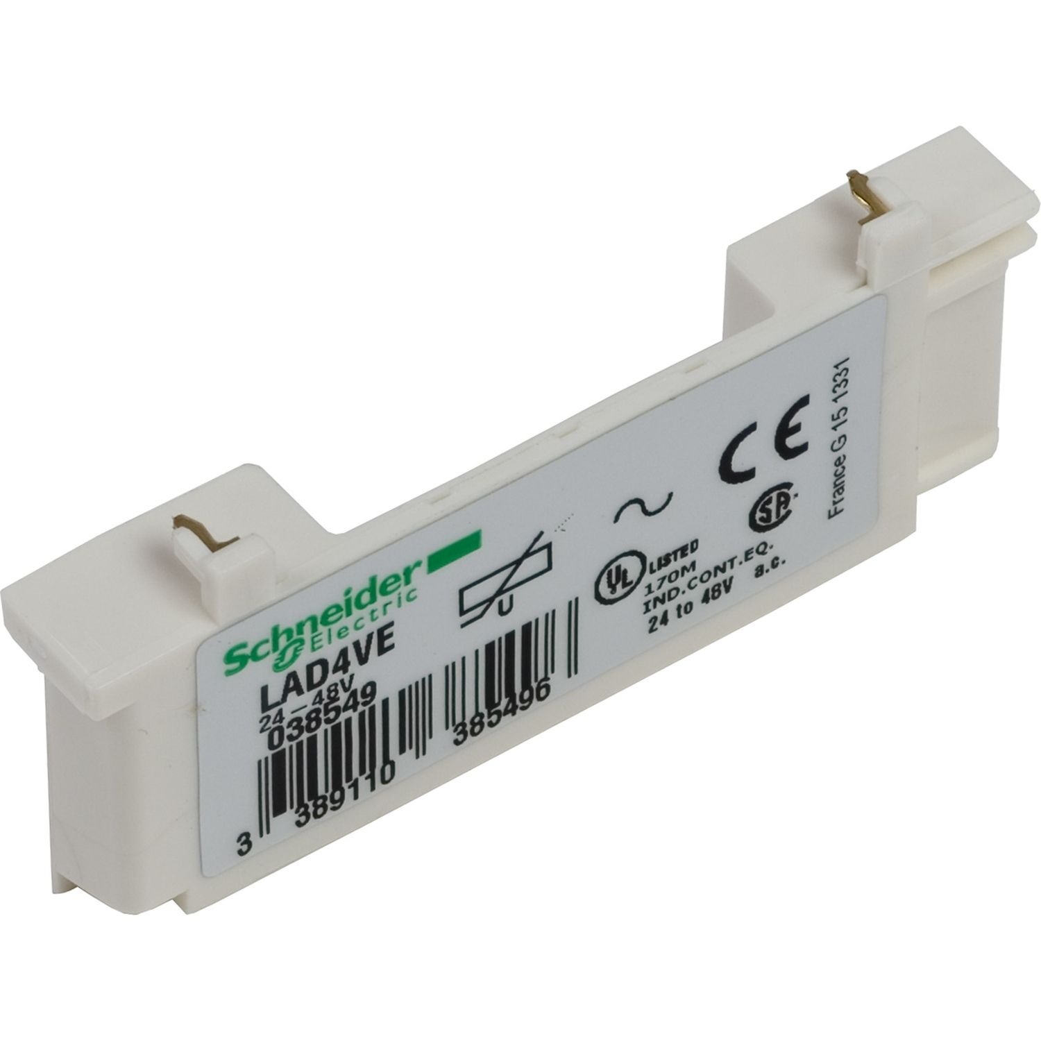 Picture of Suppressor Module, TeSys D, Varistor, 24...48 V AC