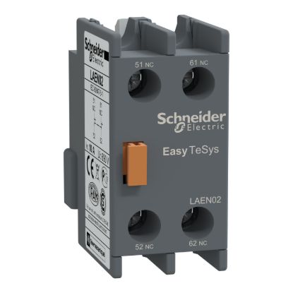 Picture of Auxiliary contact block,Easy TeSys Control,2NC,for LC1E/CAE
