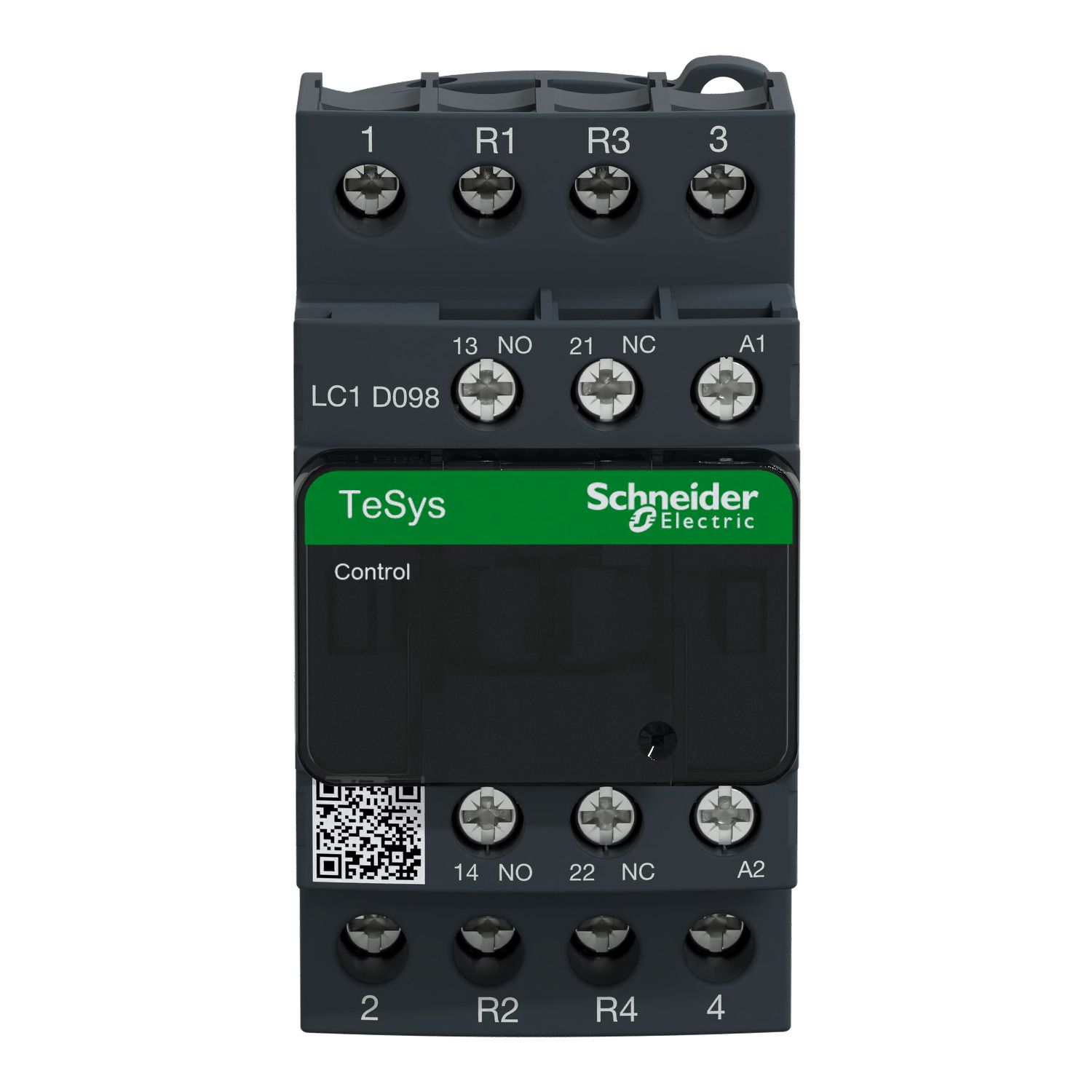 Picture of Contactor, TeSys Deca, 4P(2NO+2NC), AC-1, <=440V, 20A, 48VAC 50/60Hz coil, screw clamp terminal