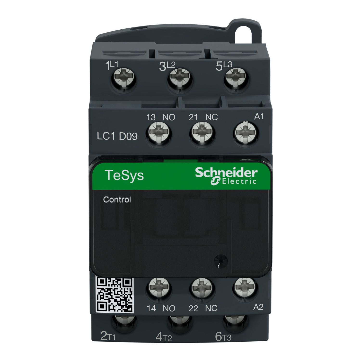 Picture of Contactor, TeSys D, 3P(3 NO), AC-3/AC-3e, 0 to 440V, 9A, 48VAC 50/60Hz coil