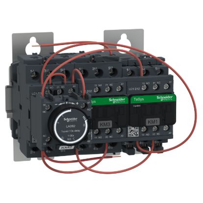 Picture of Star Delta Starter, TeSys D, TeSys Deca, 3 x 3P (3 NO), 32A, 110VAC 50/60Hz coil
