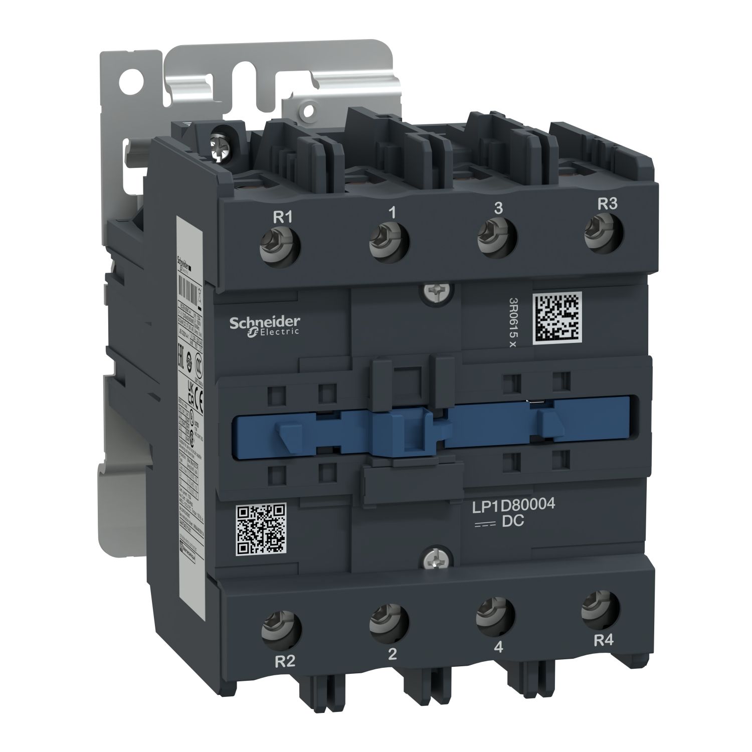 Picture of Contactor, TeSys D, TeSys Deca, 4P(4NO), AC-1, 440V, 125A, 24V DC coil