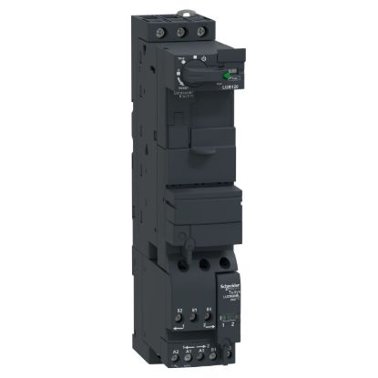 Picture of Reversing power base, TeSys Ultra, 3P, 1NO + 1NC, 12A, 690VAC, 24VDC coil