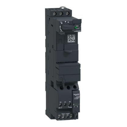 Picture of Reversing power base, TeSys Ultra, 3P, 1NO + 1NC, 12A, 690VAC, 24VDC, without control terminals