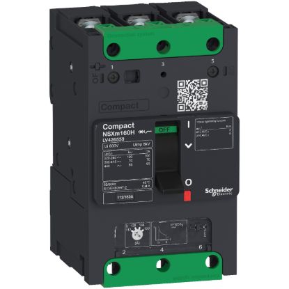 Picture of Breaker NSXm 25kA TM63D 3P busbar