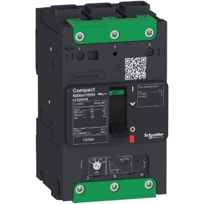 Picture of Breaker NSXm 36kA TM125D 3P Elink
