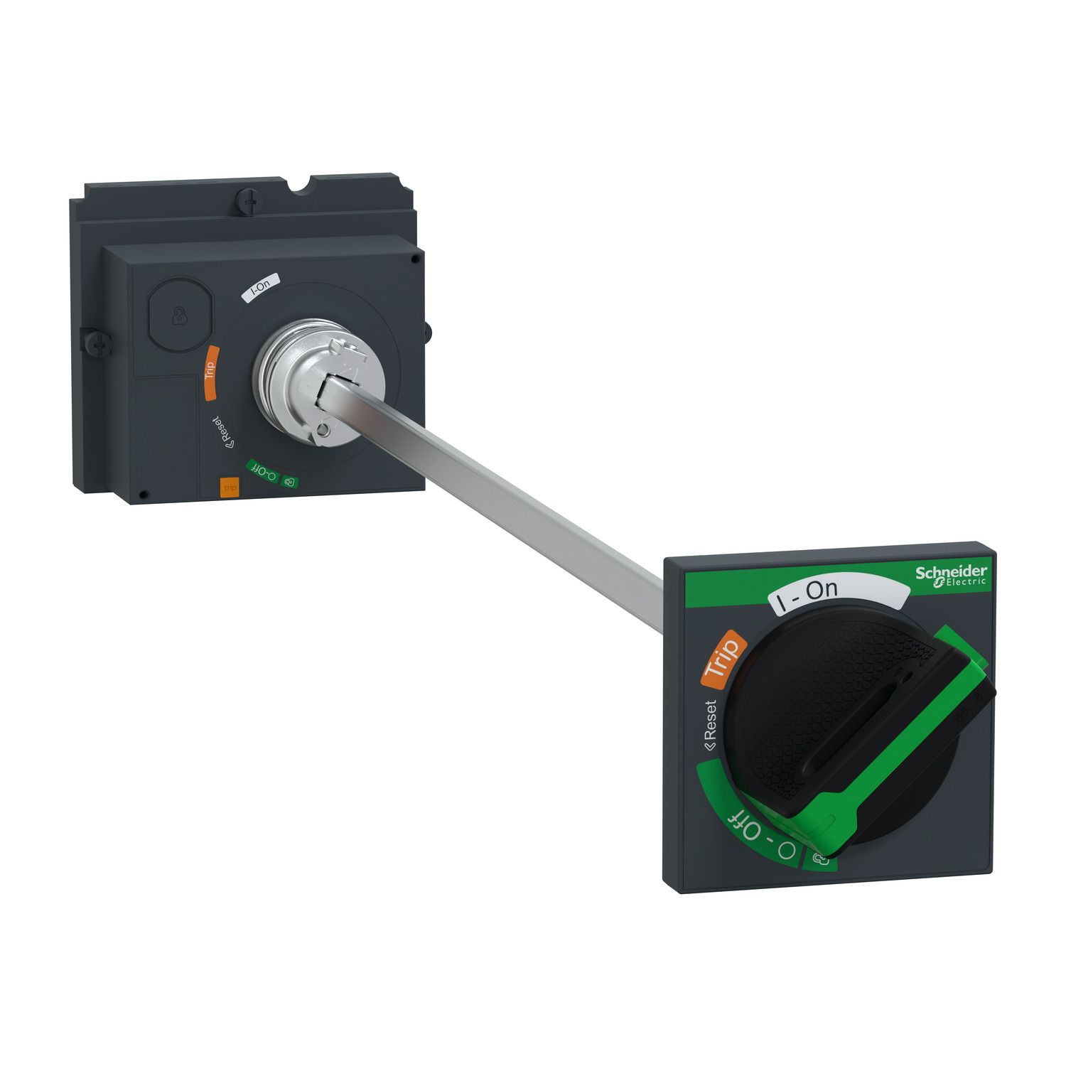 Picture of Extended rotary handle, ComPacT NSX100/160/250, black handle, shaft length 185mm to 600mm, IP55