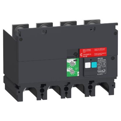 Picture of Earth-leakage add-on protection module VigiPacT, ComPacT NSX 250, 200VAC to 440VAC, 30mA to 30A, 4 poles