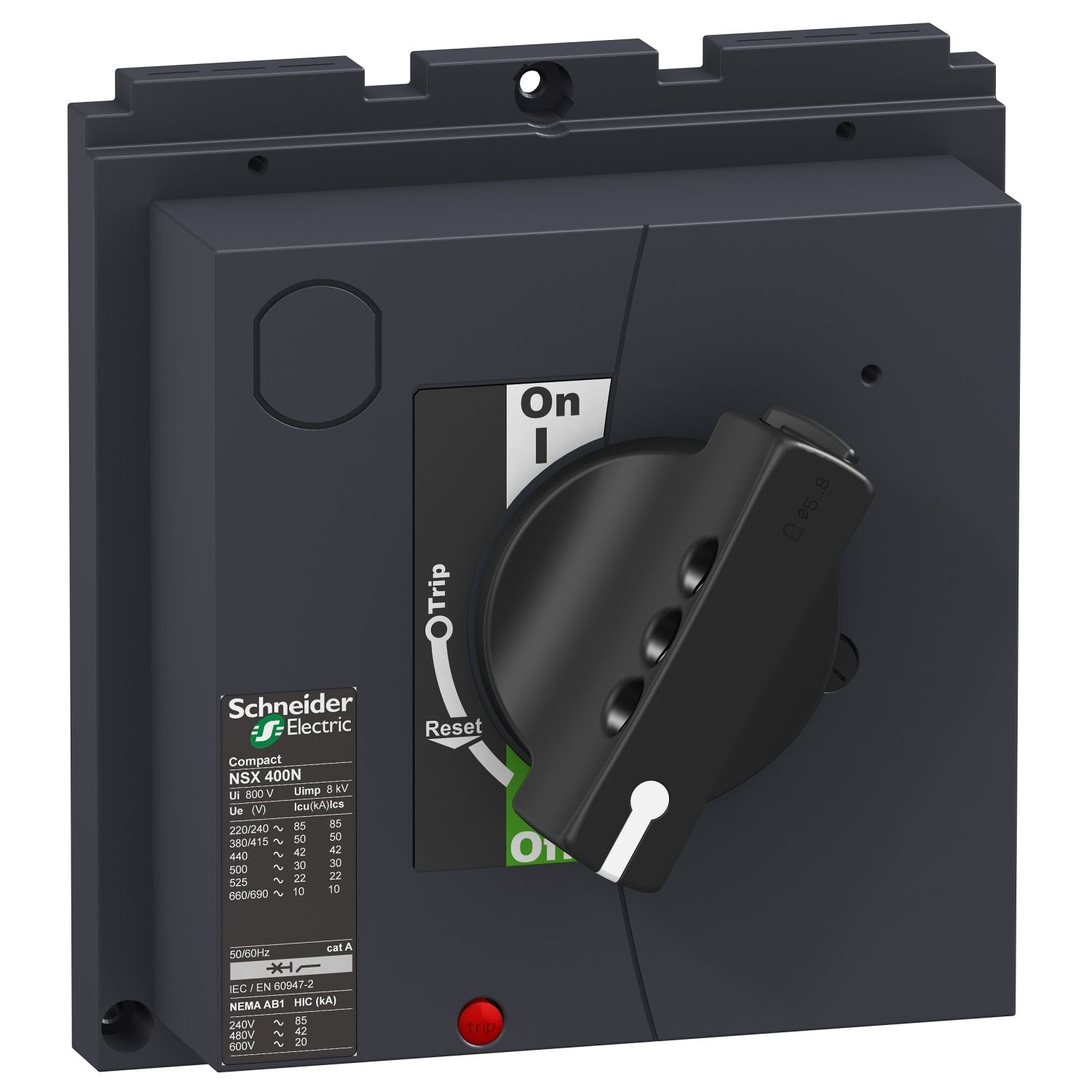 Picture of Direct rotary handle, ComPact NSX 400/630, black handle, IP40