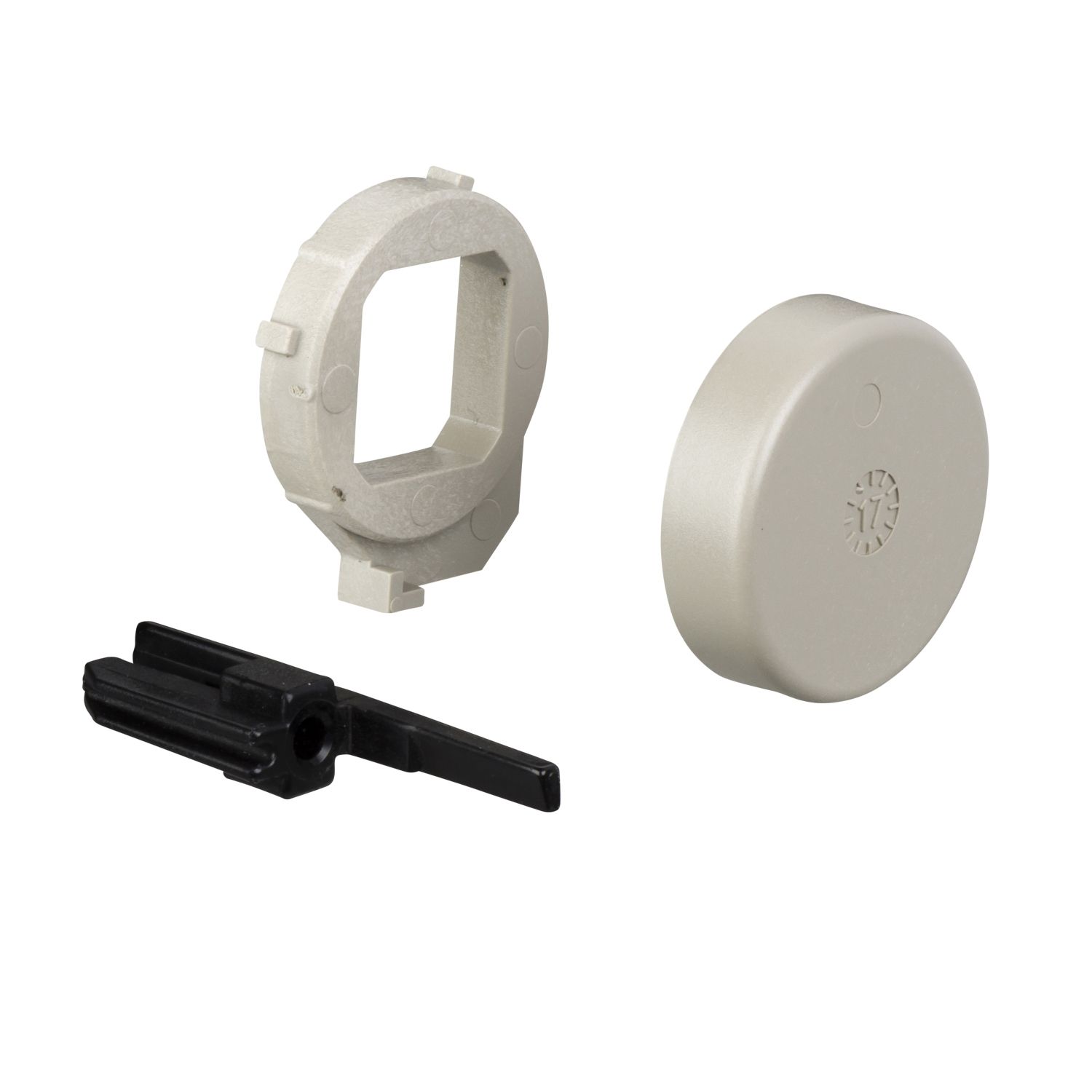Picture of keylock adapter for motor mechanism locking, ComPact NSX400/630, keylock not included