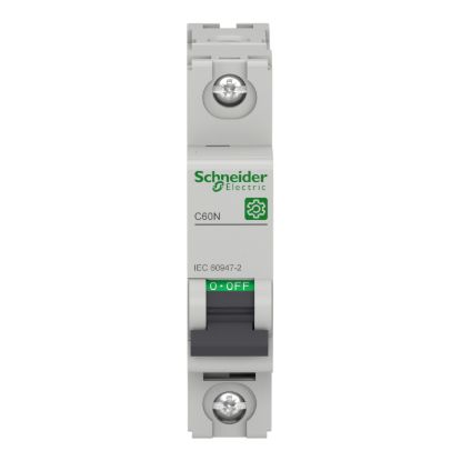 Picture of Miniature circuit breaker (MCB), Multi9 C60N, 1P, 2A, C curve, 10kA (IEC/EN 60947-2)