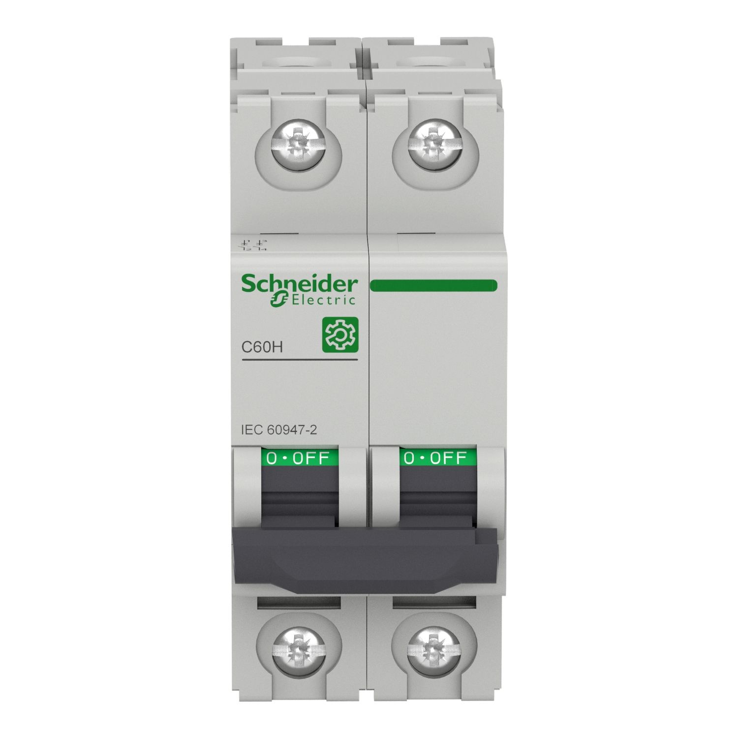 Picture of Miniature circuit breaker (MCB), Multi9 C60H, 2P, 6A, C curve, 15kA (IEC/EN 60947-2)