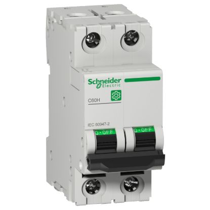 Picture of Miniature circuit breaker (MCB), Multi9 C60H, 2P, 20A, C curve, 15kA (IEC/EN 60947-2)