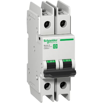 Picture of Miniature circuit breaker (MCB), Multi9 C60BP, 2P, 5A, D curve, 10kA (UL489), 10kA (IEC/EN 60947-2)