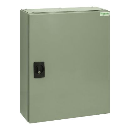Picture of MB Isobar standard distribution board, Acti9, 24 poles, 160A main switch, 18mm, IP44, grey