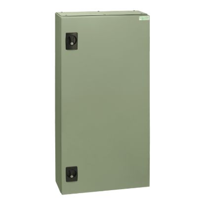 Picture of MB Isobar standard distribution board, Acti9, 72 poles, 250A main switch, 18mm, IP44, grey