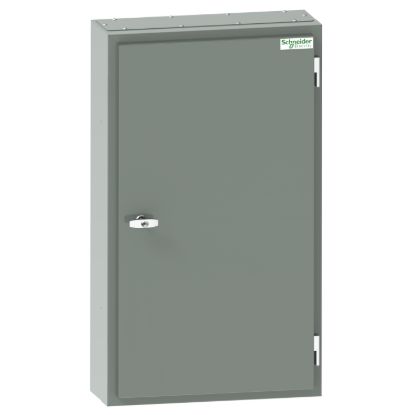 Picture of MD Isobar standard distribution board, Acti9, 48 poles, 160A main switch, 18mm, IP56, grey