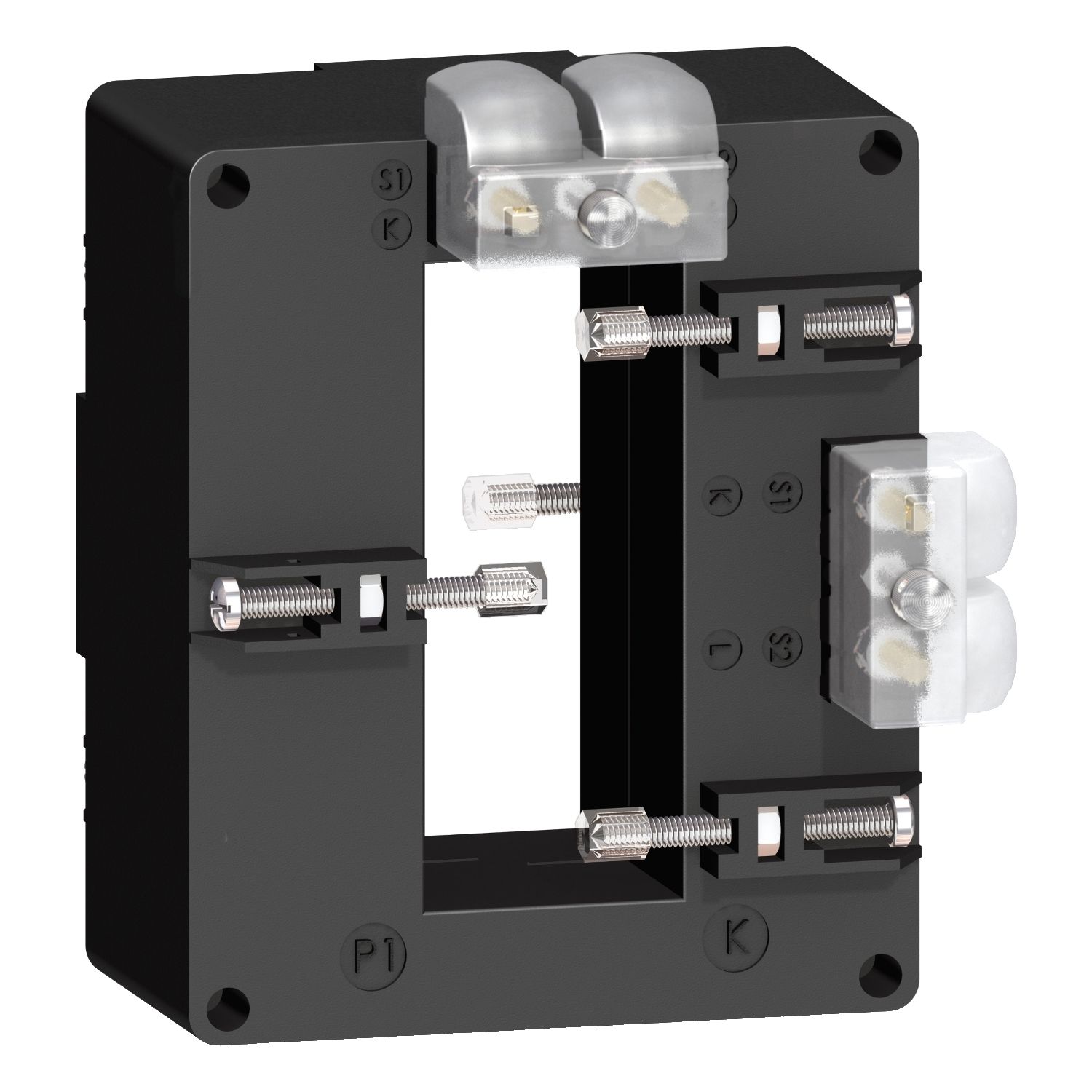 Picture of current transformer tropicalised 1250 5 double output for bars 34x84