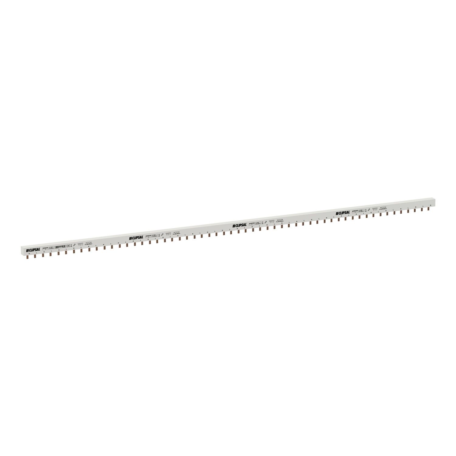 Picture of Pin Type Comb Busbar, MAX9, 2P, 100 A, 56 Modules