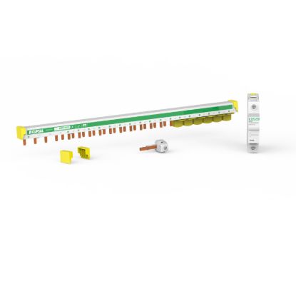 Picture of MAXBAR Top Feed, MAX9, 3P+N, 21 Modules, 100 A with N Block and Accessories