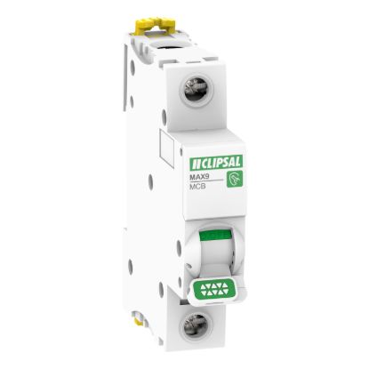 Picture of Miniature Circuit-Breaker (MCB), MAX9, 1P, 50A, C Curve, 6000A, 240/415V, Distribution