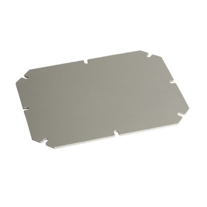 Picture of Mounting plate in galvanized steel, thickness 1.5 mm For boxes of H225W175 mm