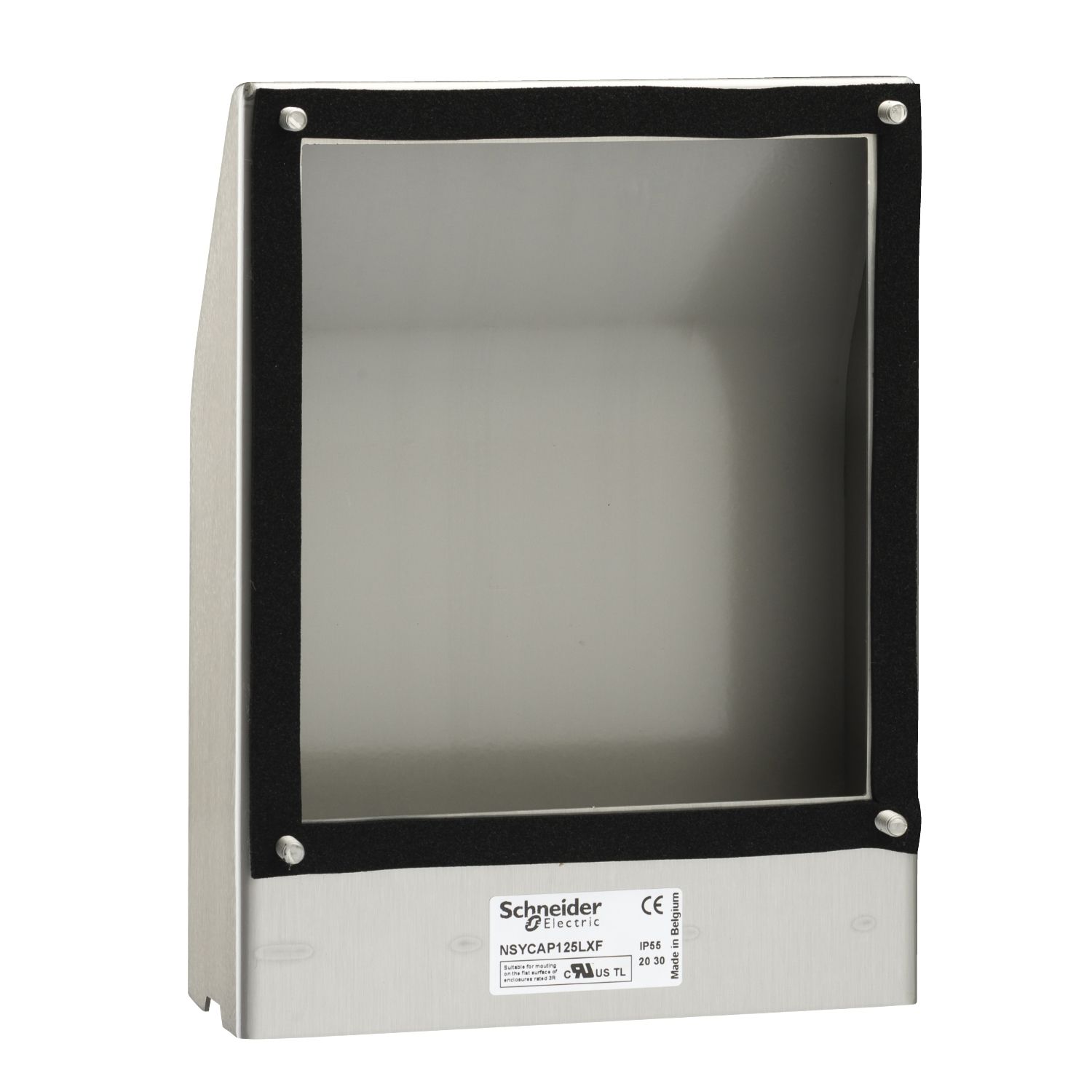 Picture of Stainless steel cover cut-out 125x125mm with filter IP55