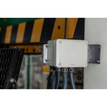 Picture of ABS box, Thalassa, IP66 IK07 RAL7035 Int.H150W105D80 Ext.H164W121D87 Opaque cover H20