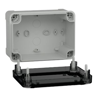 Picture of ABS box, Thalassa, IP66 IK07 RAL7035 Int.H150W105D80 Ext.H164W121D87 Transp.cover H20