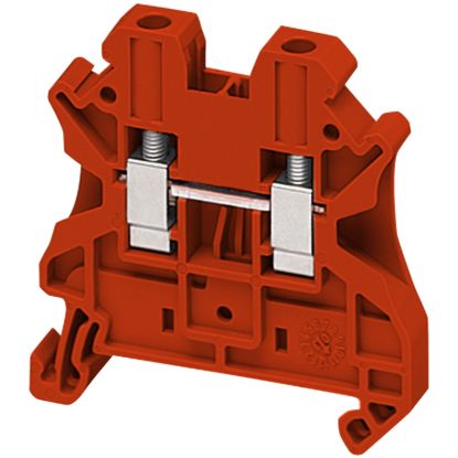 Picture of Terminal block, Linergy TR, red, 4mm2, passthrough, 2 points, set of 10