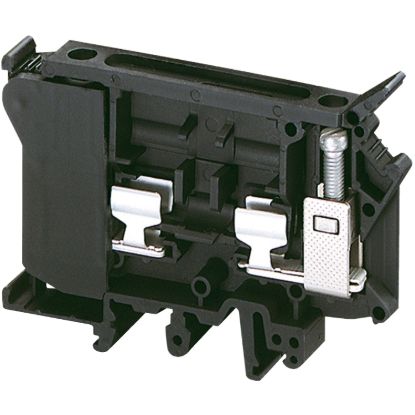 Picture of Screw Terminal, Linergy, Fused, for 6,3X32mm Cartridge Fuse, 2 PTS, 6mm², BLAC