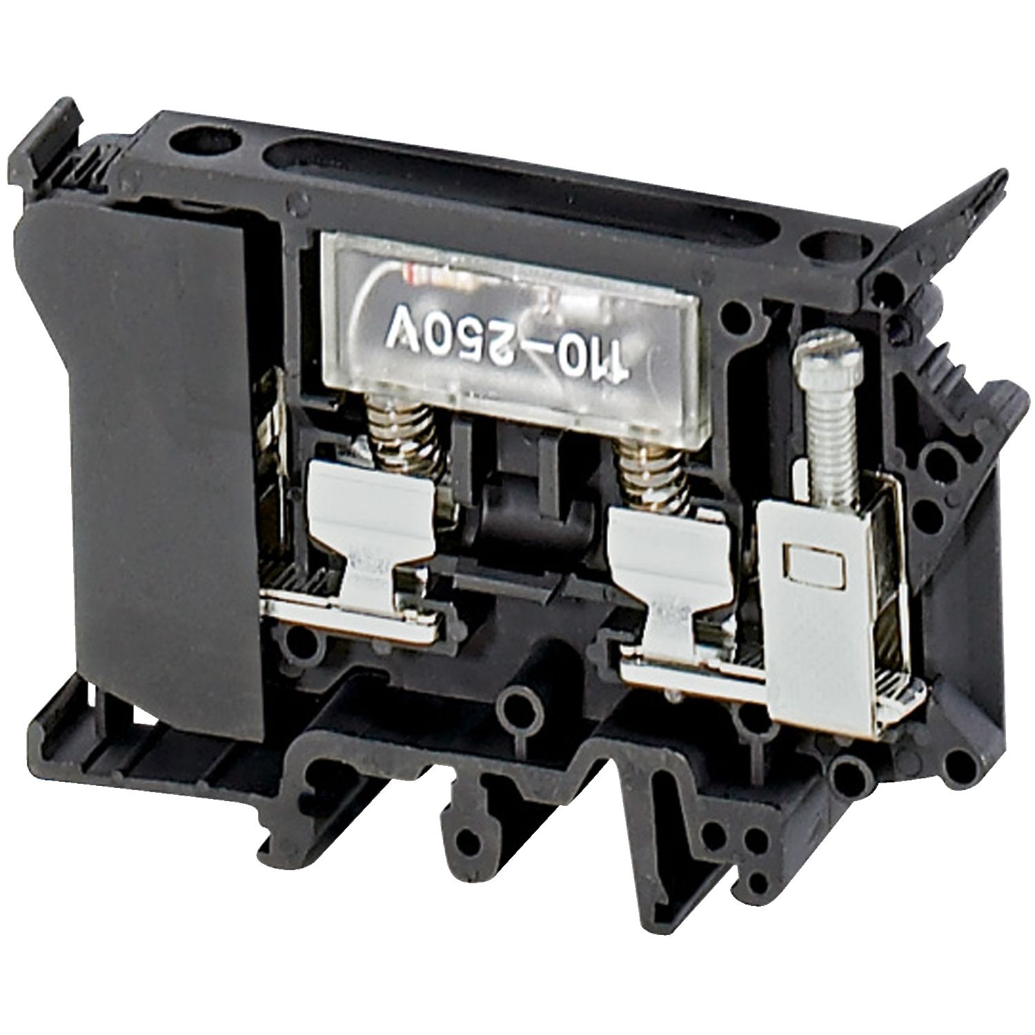 Picture of Screw Terminal, Linergy, Fused, for 6.3X32mm Fuse, with LED 110-250V, 2PTS, 6M