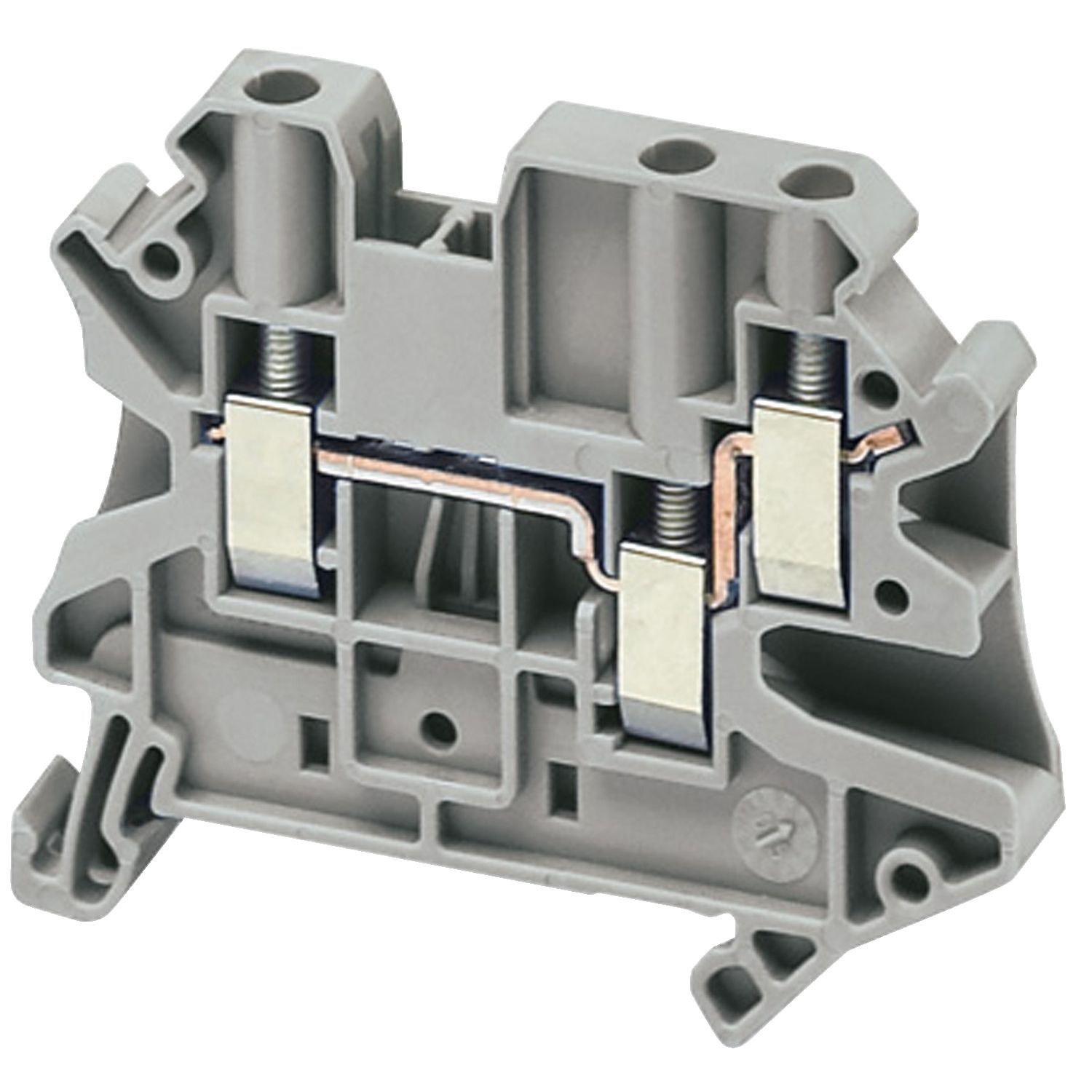 Picture of Screw Terminal, Linergy, Feed Through, 3 Points, 4mm² , Grey