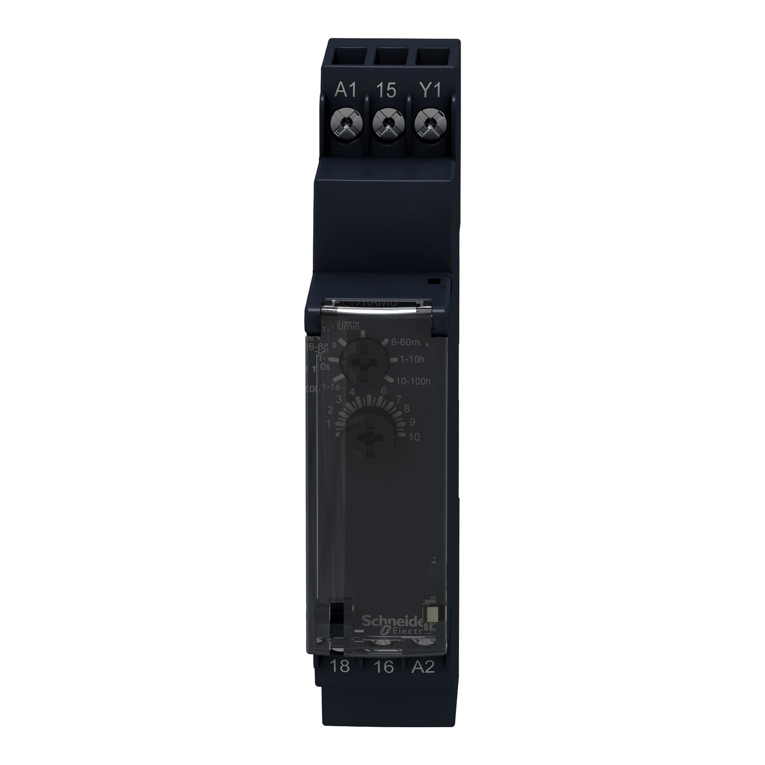 Picture of Modular timing relay, Harmony Timer Relays, 0.7A, 1s..100h, off delay, solid state output, 24...240V AC