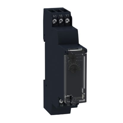 Picture of Modular timing relay, Harmony Timer Relays, 8 A, 1 CO, 1 s..100 h, on delay, 24 V DC / 24...240 V AC/DC