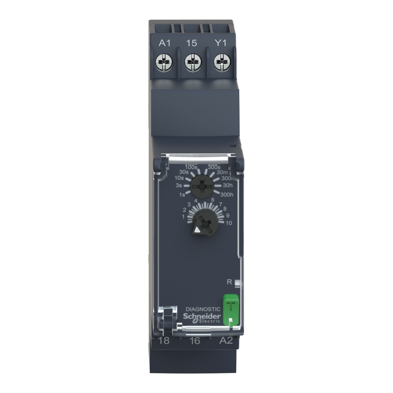 Picture of dual function relay, Harmony Timer Relays, 8A, 1CO, 0.05sâ€¦300h, interval relay, 24...240V AC DC