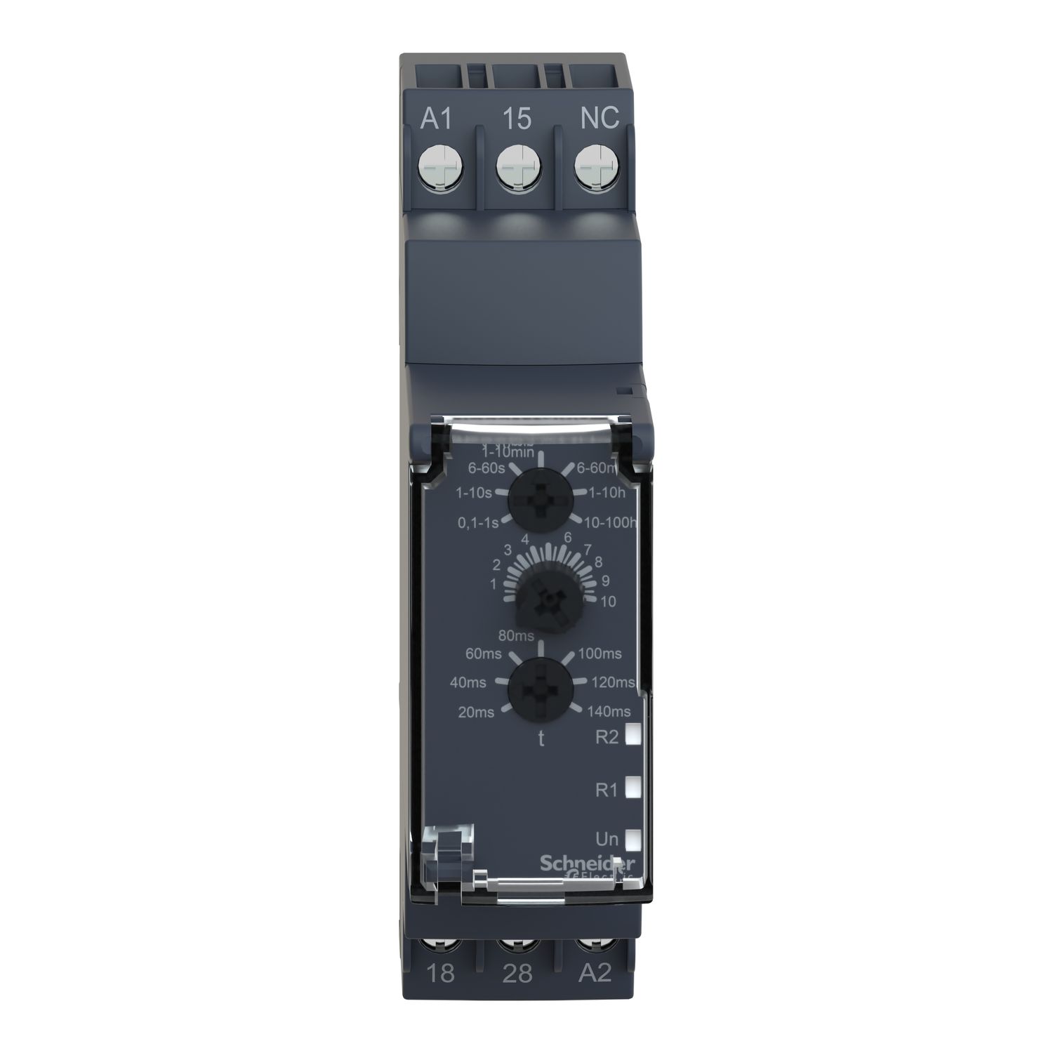 Picture of single function relay, Harmony Timer Relays, 8A, 1CO, 0.1sâ€¦100h, star delta, 24V DC or 24...240V AC DC