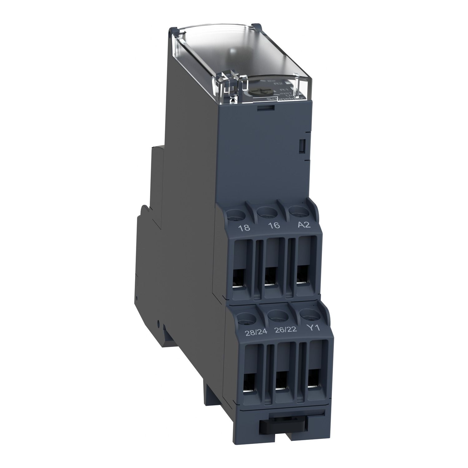 Picture of multifunction relay, Harmony Timer Relays, 8A, 2CO, 0.1sâ€¦100h, symmetrical flashing, 12..240V AC DC