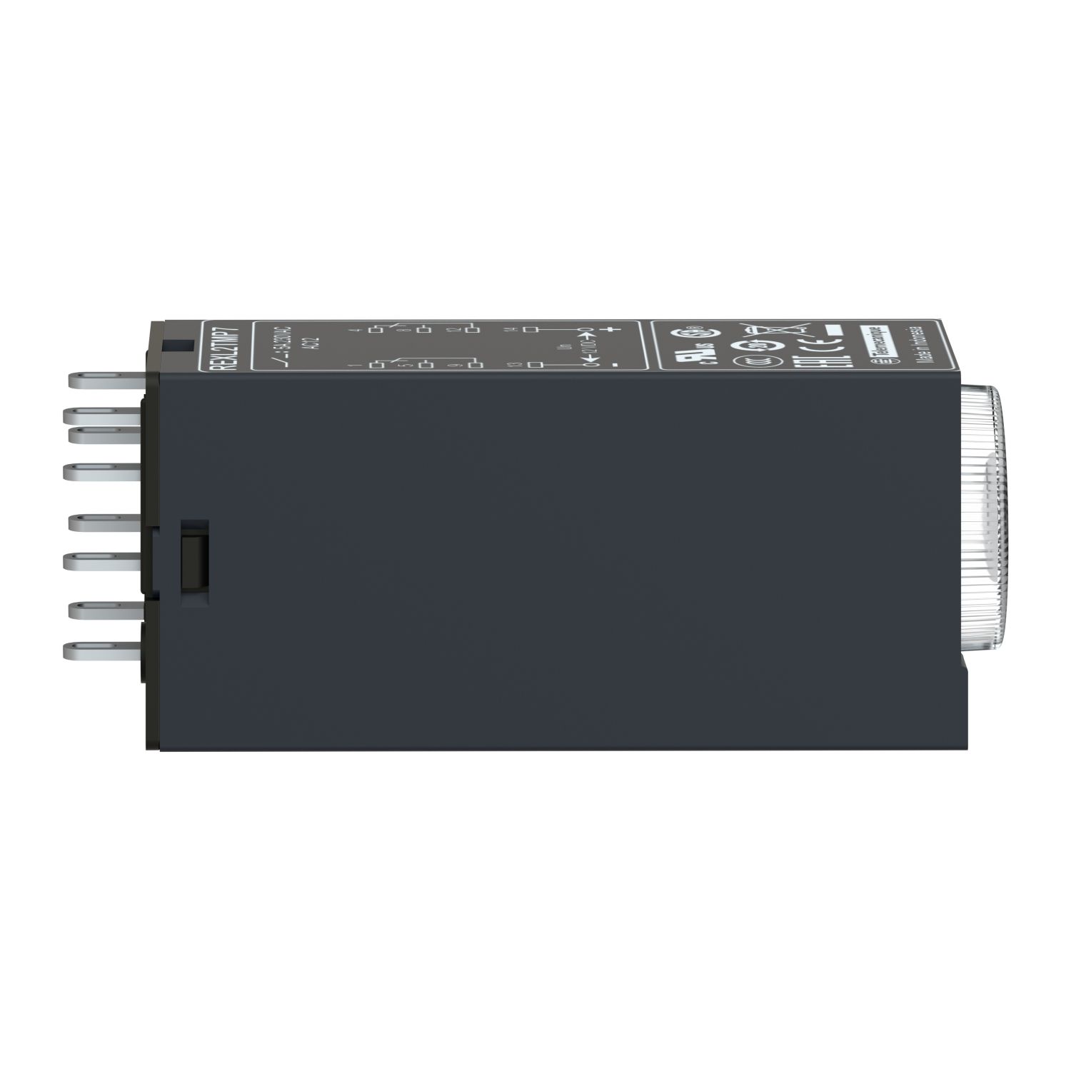 Picture of single function relay, Harmony Timer Relays, 5A, 2CO, 0.1s..100h, on delay, 24V AC